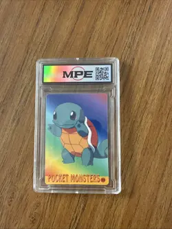 1999 Pocket Monster Prism Dragonite Vending Machine Sticker Squirtle #1132/1138 - Image 3