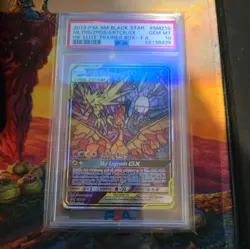 Black Star 2019 PSA 10 Pokemon Moltres & Zapdos & Articuno GX SM210 Promos Holo - Image 1