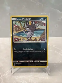 Pokemon TCG Unbroken Bonds Alolan Meowth 118/214 - Image 1