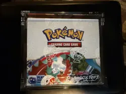 Pokemon TCG Scarlet & Violet - Paradox Rift Booster Box In Acrylic Case - Image 1