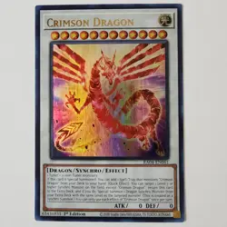 Crimson dragon - RA04-EN061 - NM - Ultra Rare - 1st ed - Yugioh - Image 1