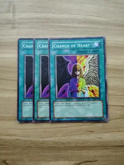 Yu-Gi-Oh! - Change Of Heart 3X - Full Playset - Image 1