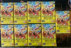 One Piece TCG OP15-EB04 Adventure on Kami's Island - Booster Packs (Lot Of 9) - Image 1