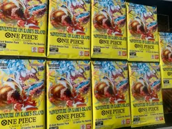 One Piece TCG OP15-EB04 Adventure on Kami's Island - Booster Packs (Lot Of 9) - Image 2