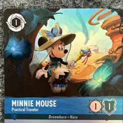 Disney Lorcana Wilds Unknown Minnie Mouse Practical Traveler 219/204 Epic Foil - Image 5
