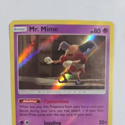 Mr. Mime 11/18 Pokemon Card Detective Pikachu Holo Rare - Image 2