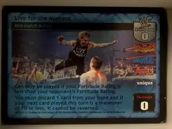 Live for The Moment Hardys Ultra Rare Foil Card WWE WWF Raw Deal CCG TCG NM - Image 1
