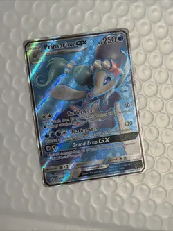Primarina GX SM39 Sun & Moon Full Art Black Star Promo Holo Pokemon Card TCG MP - Image 1
