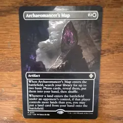 Archaeomancer's Map - MTG - LCI 0101 -LP - Borderless - Image 1