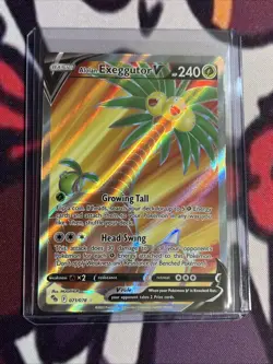 Alolan Exeggutor V (Full Art) 071/078 Pokemon GO Holo - Image 1