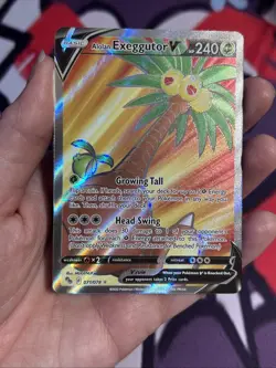 Alolan Exeggutor V (Full Art) 071/078 Pokemon GO Holo - Image 4