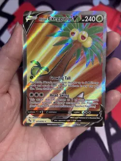 Alolan Exeggutor V (Full Art) 071/078 Pokemon GO Holo - Image 5