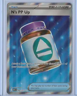 Pokemon TCG Ascended Heroes - N’s PP Up 262/217 Ultra Rare Full Art NM - Image 1