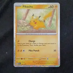 Pokemon TCG Pikachu McDonald's 2023 Promo 002/015 Holo 60 HP English - Image 1