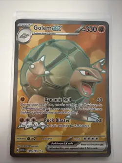 Golem ex 189/165 Ultra Rare 151 Pokemon Near Mint - Image 1