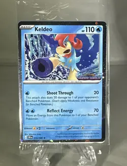 Pokemon Keldeo 19/86 Chaos Rising Stamped Promo Sealed Exclusive! 🚀 Shipping - Image 1
