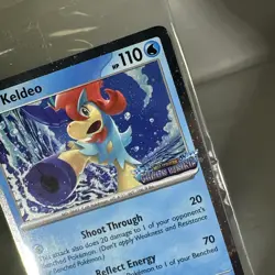 Pokemon Keldeo 19/86 Chaos Rising Stamped Promo Sealed Exclusive! 🚀 Shipping - Image 3