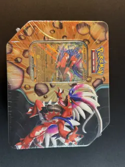 POKEMON SLASHING LEGENDS TCG KORAIDON EX TIN 5- TCG PACKS FACTORY SEALED - Image 1