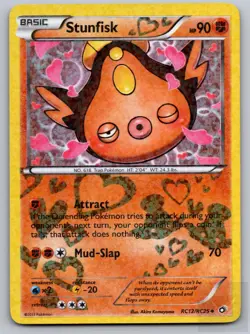 Stunfisk RC12/RC25 Holo Legendary Treasures: Radiant Collection Pokemon NM - Image 1