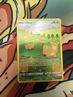 Pokemon TCG Ditto GG22/GG70 Crown Zenith: Galarian Gallery Near Mint Condition - Image 1