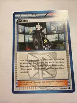 2013 Pokemon Ghetsis 101/116 Plasma Freeze Rare Pokemon - Image 1
