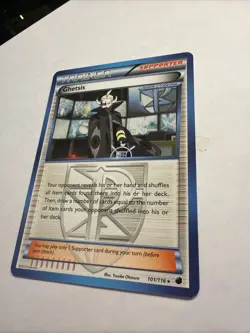 2013 Pokemon Ghetsis 101/116 Plasma Freeze Rare Pokemon - Image 4