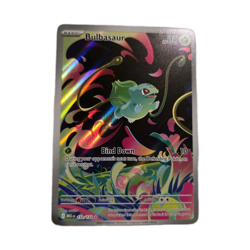 Pokemon Bulbasaur Me01: Mega Evolution 133/132 Illustration Rare Holo - Image 1