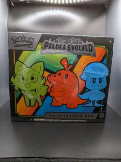 Pokemon Paldea Evolved Elite Trainer Box ETB New Factory Sealed (SCRATCH FRONT) 820650853661 - Image 1