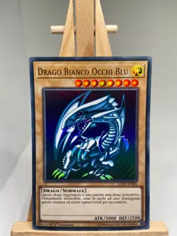 Blue-Eyes White Dragon Ultra Rare 1st LCKC-IT001 / EN001 Original ART NM YuGiOh - Image 1