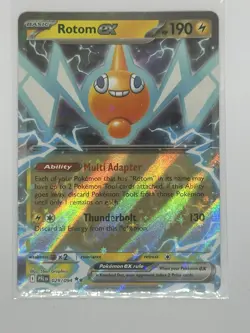 Pokemon TCG Rotom Ex 029/094 Me02: Phantasmal Flames Holo double rare NM MINT - Image 2