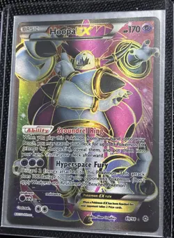 The Pokemon Company Pokemon TCG Hoopa EX Full Art 89/98 XY Ancient Origins Holo - Image 1