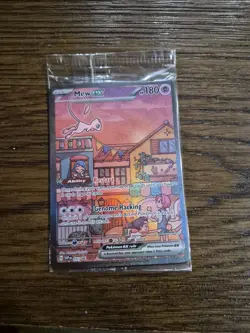 Pokemon TCG Sealed Mew EX 053 Holo Black Star Promo Scarlet & Violet 151 - Image 1