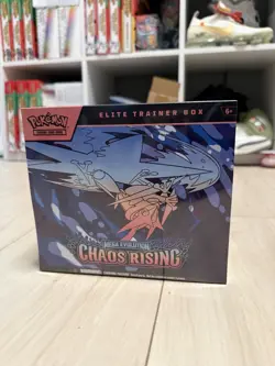 Pokemon TCG Chaos Rising ETB New Factory Sealed Booster Box - Image 1