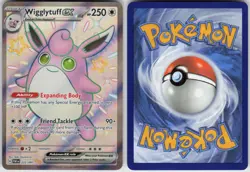 Wigglytuff ex 222/091 Shiny Ultra Rare Paldean Fates Pokemon Near Mint - Image 2