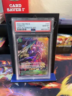 One Piece PSA 10 Yamato Alternate Art SEC OP01-121 - Image 1