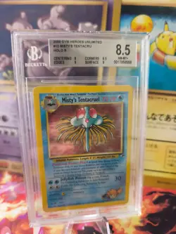 Pokemon Karte Card Misty's Tentacruel Tentoxa Gym Heroes Holo Beckett BGS 8.5 - Image 1