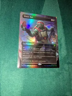 Waste Not Borderless NM Foil P 0132 TMC Magic The Gathering - Image 1