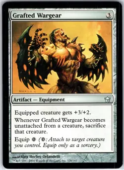Grafted Wargear 126 U Fifth Dawn Magic the Gathering MTG LP - Image 1