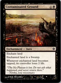 Contaminated Ground MTG C Rise of the Eldrazi 102 LP Regular - Image 1