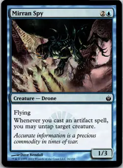 Mirran Spy MTG C Mirrodin Besieged 26 LP Regular - Image 1