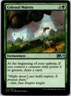 Colossal Majesty MTG U Core Set 2019 173 LP Regular - Image 1
