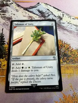 Talisman of Unity NM Doctor Who MTG Magic The Gathering Artifact English Card - Image 1