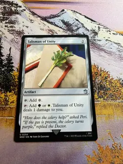Talisman of Unity NM Doctor Who MTG Magic The Gathering Artifact English Card - Image 4