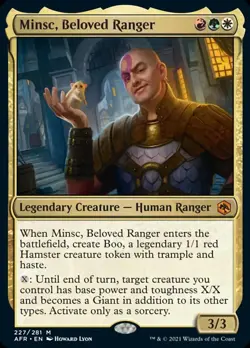 MTG Minsc, Beloved Ranger [Dungeons & Dragons: Adventures in the Forgotten Realm - Image 1