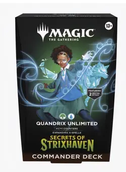 Magic the Gathering- Secrets of Strixhaven - Quandrix Unlimited Commander Deck - Image 1