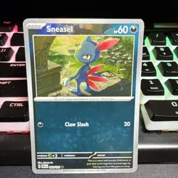 Pokemon TCG Sneasel 61/1312025 Scarlet & Violet Prismatic Evolutions Poke Ball - Image 2