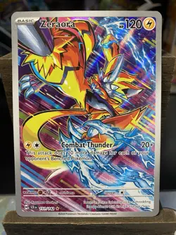 Pokemon TCG - Zeraora 151/142 Stellar Crown Illustration Rare - Image 1