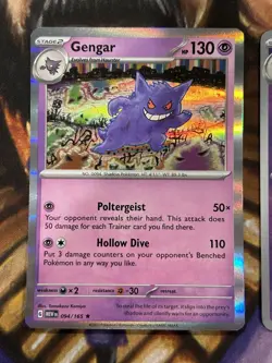 Gengar 094/165 Scarlet & Violet Pokemon 151 English Holo & Haunter Holo - NM 🔥 - Image 2
