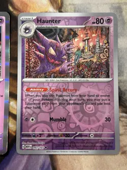 Gengar 094/165 Scarlet & Violet Pokemon 151 English Holo & Haunter Holo - NM 🔥 - Image 3
