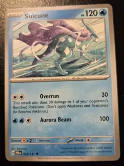 Suicune 024/131 Uncommon Scarlet & Violet: Prismatic Evolutions Pokemon TCG - Image 1